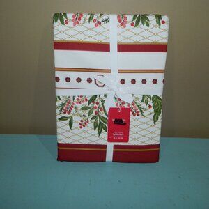 Williams Sonoma Noel Floral Christmas Tablecloth